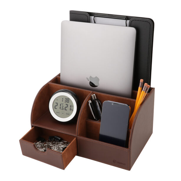 デスクオーガナイザー（ブラウン）